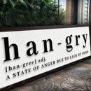 Hangry Kitchen Sign