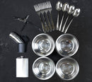 “Chameleon" Camping Accessories BBQ Skewers Set  in a Wooden Case - Table, 34 items