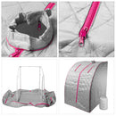 Lightweight Personal Steam Sauna for Weight Loss, Detox & Relaxation, 60 Minute Timer - Pink
