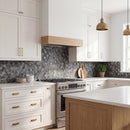 Henley 11.75" x 12" Natural Marble Mesh-Mounted Mosaic Tile 2" Hexagon-MSI Collection