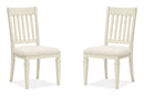Newport - Dining Side Chair With Upholstered Seat (Set of 2) - Alabaster