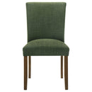 Paxton Upholstered Dining Side Chair Green (Set of 2)
