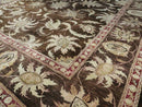13' X 16' Vintage Handmade Peshawar Oushak Wool Rug Carpet Nice