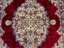 Karastan Rug 8.8 x 12 - Red Floral Kirman - Wool Pile Carpet