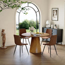 Luxurious Round Space Saving Dining Table Set For Four