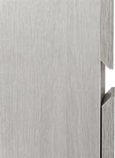 Grey Rolling Locking Two Drawer Vertical Filing Cabinet
