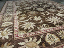 13' X 16' Vintage Handmade Peshawar Oushak Wool Rug Carpet Nice