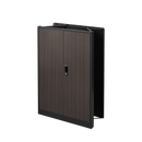 Metal Storage Cabinet with Locking Doors and Adjustable Shelf, Folding Filing Storage Cabinet , Folding Storage Locker Cabinet for Home Office,School,Garage, Black