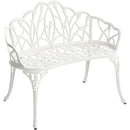Cast aluminium bench