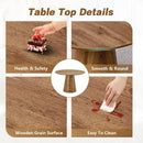 Luxurious Round Space Saving Dining Table Set For Four