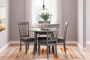 Shullden Gray Spindle Back Dining Chairs Set Of 2