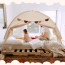 Full Size Bed Canopy Tent Blackout Polyester Cotton