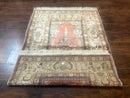 Silk Indian Kayseri Rug 4x6, Haji Jalili Design, Vintage Rug