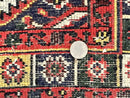 Indo Persian Bidjar Runner Rug 2.8 x 10, Vintage Rug for Hallway, 10ft Runner, Wool Handmade Ivory and Red, Medallions