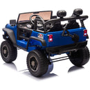 24V Two-Seater Kids Ride On Truck Car W/Parents Control,200wx2,Seat width 20.28in,Four-wheel Suspension,LED Lights,Music,MP3,Bluetooth,Two independent seat belts,Suitable for off-road For Kids Aged 3+