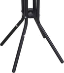 3 Piece Bar Height Outdoor Bistro Set For 2 With Tan Chairs For Outdoor Patio Use