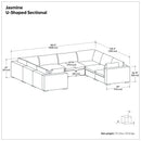 Jasmine - Handcrafted Sectional Sofa