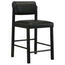 Decker 7-piece 70-inch Rectangular Counter Height Dining Set Black