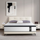 King Size 12 Inch Medium Plush Individual Pocket Spring  CertiPUR -US   Memory Foam Hybrid Mattress
