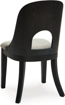 Pair Herringbone Dining Chair Black Gray For Kitchen