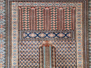 Vintage Turkoman Bokhara Rug 4x6, Four Seasons Pakistan Bukhara Turkmen Engsi Yamud Carpet, Fine Tribal Rug, Wool, Hand-Knotted, Brown, Nice