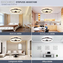 Smart Bladeless Ceiling Fan With Remote And LED Lights