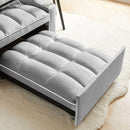 Convertible Sleeper Chair Sofa Bed Adjustable Pull Out Sleeper Chair Bed Multi-Pockets Folding Sofa Bed for Living Room Bedroom Small Space,3-in-1 Sofa Bed