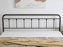 Adjustable Height Metal Headboard in Farmhouse Victorian Style