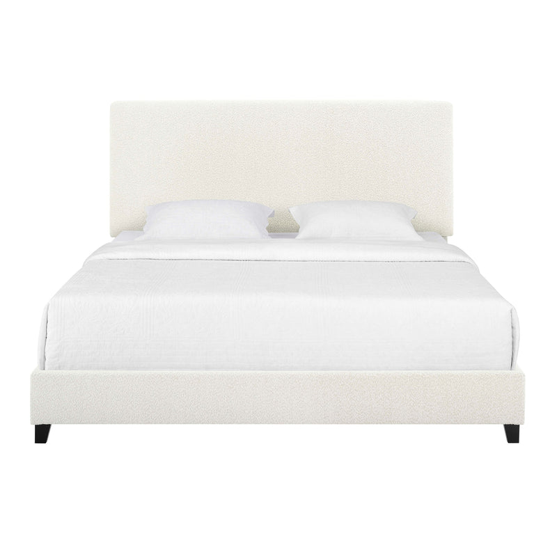 Walker Edison | Boucle Upholstered Platform Bed