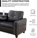 Gray L Shaped Sectional Sofa With Cup Holders And Chaise