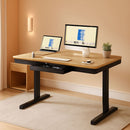 Electric Standing Desk With USB Ports And Adjustable Height