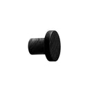 Lacquered Black Wood "Pinta" Cabinet Knob and Drawer Pulls