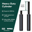 Office Chair Cylinder Replacement With Removal Tool Black