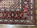 Persian Tabriz Rug 11x14 Navy Blue Herati Wool Carpet