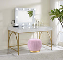 Avery - Accent Mirror - White
