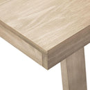 72 Inch Farmhouse Solid Wood Dining Table Rectangular Kitchen Table