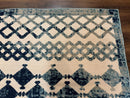 Modern Rug 8x10, Abstract Rug, Oat and Blue, Raised Pattern, Modway Rug Collection