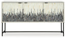 Freyton - Accent Cabinet - White / Gray