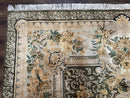 Aubusson Rug 8x10, Very Fine 225 KPSI, Floral, French European Design, Pakistani Carpet