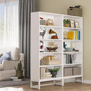 Tall 70.8 Inch Bookcase 5 Tier Heavy Freestanding White