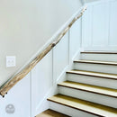 Driftwood Handrail (8–13 FT) | Rustic Coastal Stair Railing