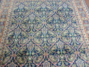 4' X 6' Vintage Fine Handmade India Floral Oriental Wool Rug Carpet Blue Red