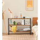 Rustic Three Tier Bookcase With Easy Assembly Home Office
