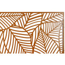 Outdoor & Indoor Privacy Screen Metal Privacy Screen 76' H×48' W, Freestanding Decorative Privacy Screen for Deck Balcony Patio, Privacy Fence Panels for Outside Lawn Garden PS111 BROWN