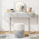 Gray Nesting Storage Ottomans With Hidden Capacity