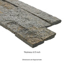 Rockmount Amber Falls Splitface Ledger Panel 6"x24" Natural Quartzite Wall Tile - MSI Collection