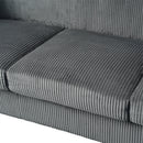 BEIGE  3 SEATER SOFA,GRAY COLOR