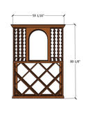RediCellar 210-Bottle Wine Storage System with Tasting Table