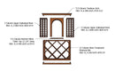 5 Foot Wine Cellar Storage System | 210 Bottle Capacity