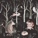 Contemporary Dark Wallpaper for Nursery
